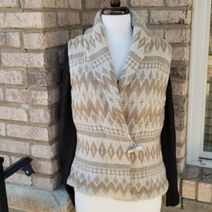 Vintage 80's Ralph Lauren Lambswool Oversized Sweater Vest Sz Large